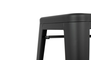 SCAUN DE BAR NEGRU HOKER TOWER 66, STIL MODERN - Img 2