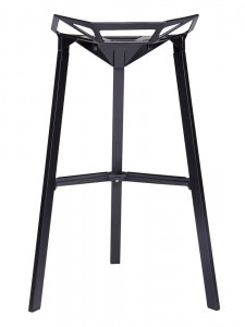 SCAUN DE BAR SPLIT PREMIUM NEGRU, DIN ALUMINIU, STIL MODERN, ARTIM GROUP SELECTION - Img 3