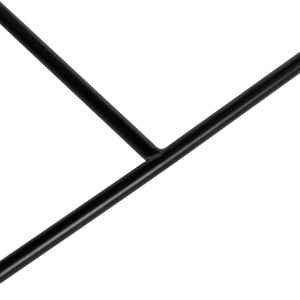 SCAUN DE BAR TAYLOR BRANDY FUSION, 213631, CONFECTIONAT DIN POLIESTER, METAL SI SPUMA, MARO/NEGRU, STIL MODERN - Img 5