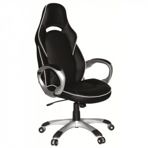 SCAUN DE BIROU DIRECTORIAL Q-114 NEGRU STIL MODERN