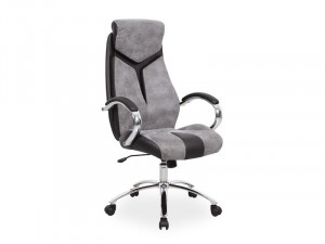 SCAUN DE BIROU DIRECTORIAL Q-165 GRI/NEGRU STIL MODERN
