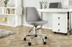 SCAUN DE BIROU GRI, SCANDINAVIA, COD 39298, STIL SCANDINAV - Img 1
