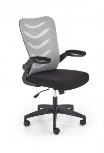 SCAUN DE BIROU LOVREN GRI/NEGRU STIL MODERN HALMAR