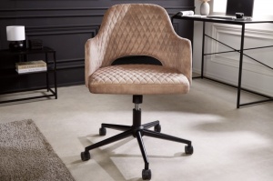 SCAUN DE BIROU, PARIS, CATIFEA GRI/SAMPANIE, DESIGN MODERN, ARTIM GROUP SELECTION