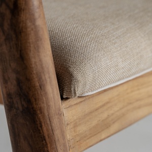 SCAUN DEOSEBIT, MALBUN, STIL COLONIAL, LEMN DE TEC SI TEXTIL, ARTIM GROUP SELECTION - Img 5