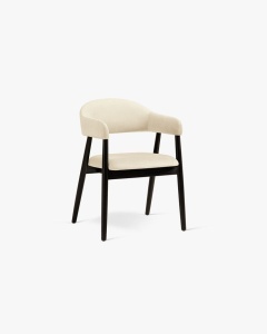 SCAUN DINING/BIROU ANDRA, FILDES, TAPITAT CU TAPITERIE DIN TEXTIL CATIFEA MAGIC VELVET SI LEMN MASIV, MICADONI - Img 3