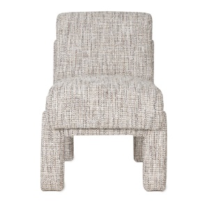 SCAUN DINING BUCKY, CONFECTIONAT DIN LEMN, SPUMA, ARCURI SI TEXTIL, BEJ, STIL MODERN - Img 2