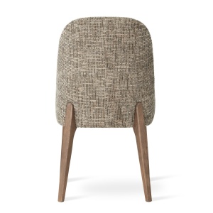 SCAUN DINING DALIA, CONFECTIONAT DIN LEMN, SPUMA, ARCURI SI TEXTIL, BEJ/NATURAL, STIL MODERN - Img 4