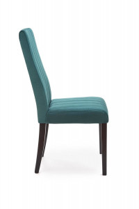 SCAUN DINING DIEGO 2, VERDE MONOLITH 37/NEGRU, CU TAPITERIE DIN CATIFEA SI PICIOARE DIN LEMN MASIV, STIL CLASIC - Img 5