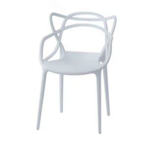 SCAUN DINING/GRADINA, ALB, DIN POLIPROPILENA, ARTIM GROUP SELECTION - Img 1