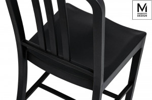 SCAUN DINING, NEGRU, DIN POLIPROPILENA, VEGA, STIL MODERN - Img 6