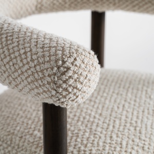 SCAUN DINING NEUFFEN, DIN LEMN DE FRASIN SI TEXTIL GRI, DESIGN CONTEMPORAN, VICAL HOME - Img 5