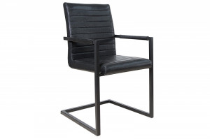 SCAUN DINING SAU BIROU NEGRU IMPERIAL DESIGN VINTAGE - Img 2