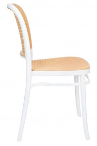SCAUN DINING/TERASA WICKY, ALB/BEJ, DIN POLIPROPILENA, STIL MODERN - Img 2