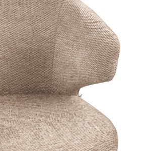 SCAUN DINING, ZENITH, REALIZAT DIN METAL SI TEXTIL, CULOARE MARO, DESIGN DEOSEBIT, RICHMOND INTERIORS - Img 6
