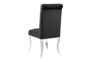 SCAUN LIVING, BAROC, DIN CATIFEA NEAGRA SI METAL ARGINTIU, ARTIM GROUP SELECTION - Img 5