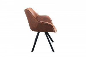 SCAUN, MARO ANTICHIZAT PENTRU BIROURI/SALI DE CONFERINTA DUTCH RETRO, COD 37613, DESIGN RETRO VINTAGE - Img 3