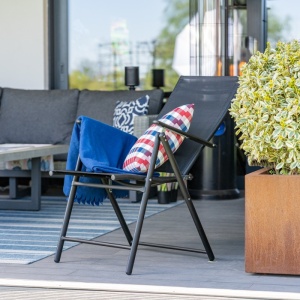SCAUN PLIABIL PENTRU TERASA, NEGRU, ARTIM GROUP SELECTION - Img 3