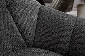 SCAUN ROTATIV, PAPILLON, MICROFIBRA GRI, STIL RETRO, ARTIM GROUP SELECTION - Img 6