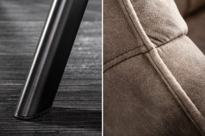 SCAUN, THE DUTCH COMFORT, TAUPE, CATIFEA, STIL RETRO VINTAGE - Img 6