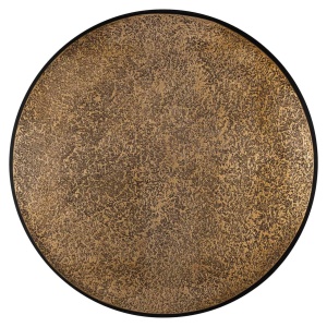 SET 2 MASUTE DE CAFEA DERBY, 211217, CONFECTIONATE DIN MDF SI METAL, CULOAREA NEGRU/AURIU, STIL MODERN - Img 3