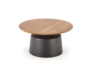 SET 2 MASUTE DE CAFEA MALOMI, NATURAL/NEGRU, DIN MDF FURNIRUIT SI METAL, STIL MODERN - Img 5