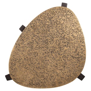 SET 2 MASUTE DE CAFEA MARQUEE 211834, CONFECTIONATE DIN MDF SI METAL, CULOAREA NEGRU/AURIU, STIL MODERN - Img 3