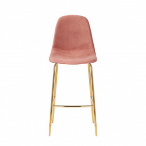 SET 2 SCAUNE BAR 108CM, SCANDINAVIA COD 40132, DIN METAL SI CATIFEA, DESIGN MODERN - Img 2