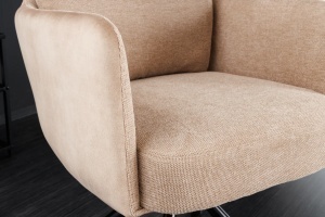SET 2 SCAUNE, BIG GEORGE, ROTATIVE, MATERIAL TEXTIL, MICROFIBRA, CADRUL METAL, ARTIM GROUP SELECTION - Img 2