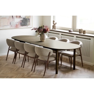 SET 2 SCAUNE DINING CAVI, REALIZAT DIN METAL, FURNIR SI TEXTIL, CULOARE NATUR/MARO, HOUSE NORDIC - Img 10