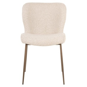SET 2 SCAUNE DINING ODARBY, REALIZAT DIN METAL SI TEXTIL, CULOARE CREM, DESIGN DEOSEBIT, RICHMOND INTERIORS - Img 5