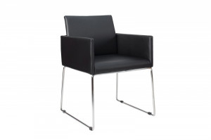 SET 2 SCAUNE NEGRU ANTRACIT LIVORNO 37846 - DESIGN VINTAGE - Img 3