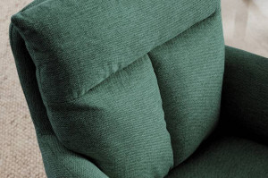 SET 2 SCAUNE ROTATIVE, BIG GEORGE VERDE, TEXTIL, ASPECT RETRO, ARTIM GROUP SELECTION - Img 3