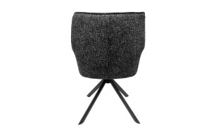 SET 2 SCAUNE ROTATIVE, LE GRAND, NEGRU, PIELE ECO SI MATERIAL TEXTIL, ARTIM GROUP SELECTION - Img 5