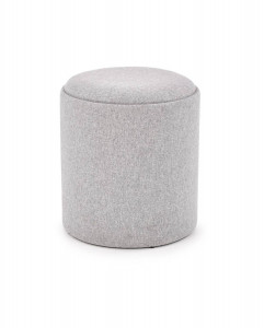 SET 2 TABURETI AVIKO, CU SPATIU DE DEPOZITARE, GRI/NATURAL, DIN MDF, FURNIR NATURAL SI STOFA, STIL MODERN - Img 2