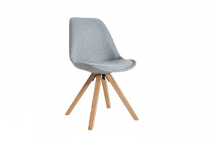 SET 4 SCAUNE GRI/NATURAL SCANDINAVIA 36480 - DESIGN SCANDINAV