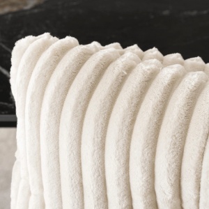 SET 4 SCAUNE ROTATIVE, ARTIM MEBLE, REALIZAT DIN CATIFEA RAIAT CREM SI METAL, STIL MODERN - Img 4