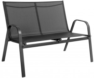 SET DE GRADINA/TERASA VEGAS NEGRU DIN METAL SI TEXTIL - Img 2