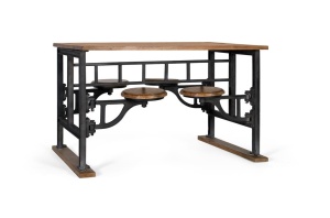 SET MASA, STIL INDUSTRIAL, ARTIM 1832, DIN LEMN DE MANGO SI METAL, ARTIM GROUP SELECTION - Img 2