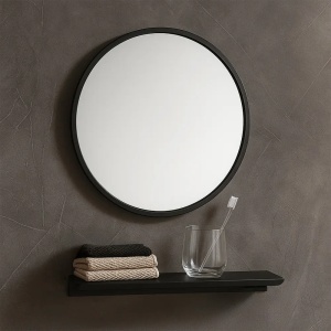 SET MOBILIER DE BAIE CU LAVOAR, OGLINDA, MOLLY 40CM, GRI, JUST IN COLLECTION - Img 9