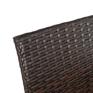 SET MOBILIER GRADINA, ARTIM MEBLE, MASA SI 4 SCAUNE, REALIZATA DIN POLIRATAN, CULOARE MARO/BEJ, STIL MODERN - Img 8