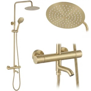 SET PENTRU DUS REA LUNGO DIAMOND AURIU PERIAT, CU TERMOSTAT, CALITATE SUPERIOARA - Img 2