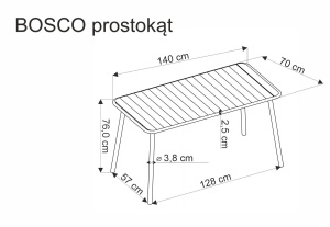 SET TERASA/GRADINA, MASA + 2 SCAUNE , NEGRU, ARTIM GROUP SELECTION - Img 3