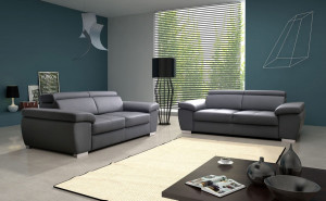 SOFA DE LUX ELEGANTA ROSSO 2 DESIGN MODERN - Img 2