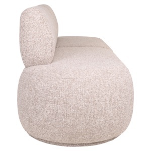 SOFA LIVING SORROBON, DIN METAL, LEMN SI TEXTIL, DE CULOARE MARO, DESIGN MODERN - Img 7
