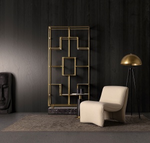 STATUETA SCULPTURE 110CM, CULOARE NEAGRA, DIN CIMENT, STIL MODERN, ARTIM GROUP SELECTION - Img 6