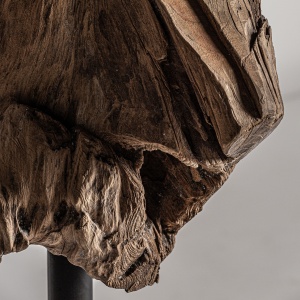 STATUETA SCULPTURE 159CM, CULOARE NATUR/MARO, DIN LEMN RECICLAT, ARTIM GROUP SELECTION - Img 3