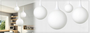STOC 1 BUC!!!PENDUL CARY 15, JDL-17, ALB, DIN OTEL SI STICLA DE INALTA CALITATE, STIL MODERN, TU - Img 3