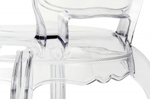 STOC 1 BUC!!! SCAUN DINING KING, TRANSPARENT, DIN POLICARBONAT, STIL MODERN - Img 8