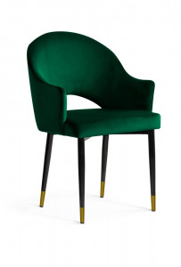 STOC 1 BUC!!!SCAUN GODA DIN METAL SI TEXTIL DE CULOARE VERDE/NEGRU/AURIU